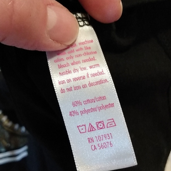 Girls Justice black "kid life" t-shirt - Picture 3 of 5